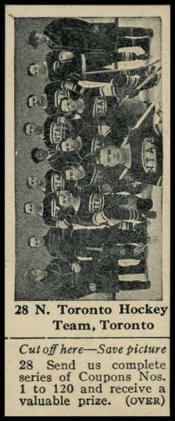 28 Toronto Hockey Team